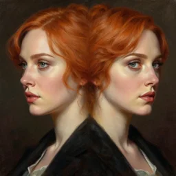 symmetry!! portrait of christina hendricks in peaky blinders, close - up!!, intricate, elegant, highly detailed, digital painting, artstation, concept art, smooth, sharp focus, illustration, art by artgerm and greg rutkowski and alphonse mucha