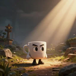 jeff bezos as cuphead boss gameplay screenshot