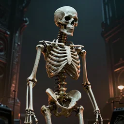 cyberpunk skeleton