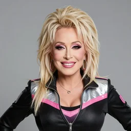 dolly parton as a juggalo, photography, 4 k, ultra realistic, highly detailed,
