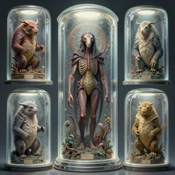 collection of beautiful creatures exposed in cryo chambers by guillermo del toro, intricate, elegant, highly detailed, centered, digital painting, artstation, concept art, smooth, sharp focus, illustration, artgerm, Tomasz Alen Kopera, Peter Mohrbacher donato giancola, Joseph Christian Leyendecker, WLOP, Boris Vallejo
