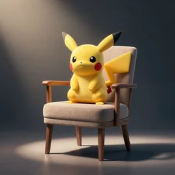 an octave render of a pokemon that looks like a chair