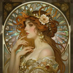 unique non conventional beauty, surreal, fantasy, intricate, elegant, dramatic lighting, emotionally evoking symbolic metaphor, highly detailed, lifelike, photorealistic, digital painting, artstation, concept art, smooth, sharp focus, illustration, art by Alphonse Mucha and Albert Aublet