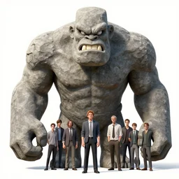 angry stone giant. tooth wu, edward gorey, greg rutkowski, andreas achenbach, artgerm, mikko lagerstedt, zack snyder, tokujin yoshioka