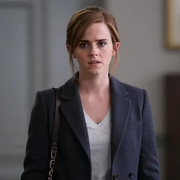 Still of Emma Watson in Money Heist Netflix show