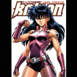 comic book cover art, by simon bisley!, in the style of heavy metal, depicting major motoko kusanagi, detailed!