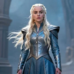 daenerys targaryen, ethereal, fantasy, in the style of artgerm and wlop