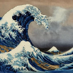 third reef pipeline by katsushika hokusai
