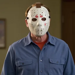 ted cruz as jason voorhees, movie still, from the new friday the 1 3 th movie, 8 k, realistic