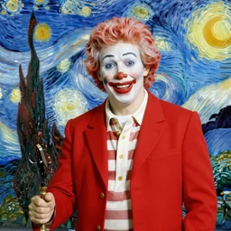 ronald mcdonald, von gogh