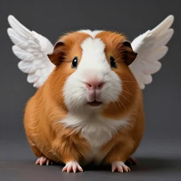 guinea pig portrait heroic angelic realistic masterpiece artstation