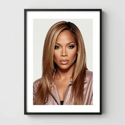 pinup style art print of [ mary j blige ] by keith garvey