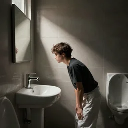 trying to use restroom without any water