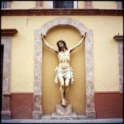photo, tlaquepaque, judas betrays jesus, kodak ektachrome 1 2 0,