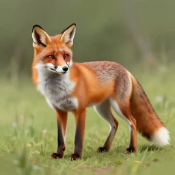 A fox, art by marc brunet