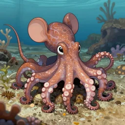 mouseesque octopus