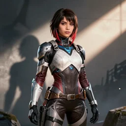 sabrina carpenter as alloy in horizon : zero dawn