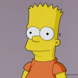 portrait of Bart Simpson in the style of Lee Jeffries, award-winning, detailed, 82 mm sigma art, close up