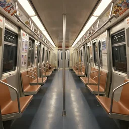 perfectly - empty subway train interior, intricate, highly detailed, digital painting, artstation, concept art, smooth, sharp focus, illustration, unreal engine 5, 8 k, art by artgerm and greg rutkowski and alphonse mucha