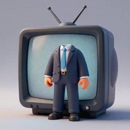 man made of tv static wearing a suit, 3d shading, cel-shaded, 3d render, trending on artstation, volumetric lighting, shadow depth, octane render, unreal engine, 4k,