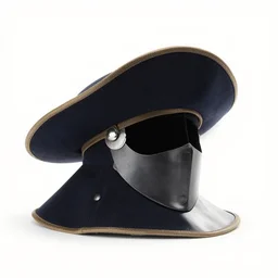 musketeer hat. white background.