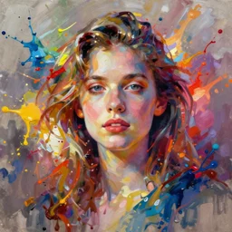 splashes of paint by guy denning