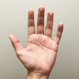i want you to hold out the palm