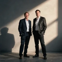 brendan fraser doing an impression of elon musk.