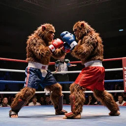 sasquatch boxing match