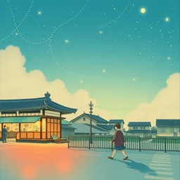 album cover of paper bag waltz sky by akihiko yoshida