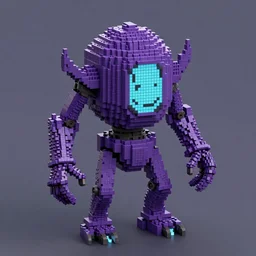 8-bit, Shoggoth, futuristic