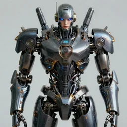 portrait of mech model, intricate, ( ( robot features ) ), sharp focus, octane render, realistic, detailed, beautiful, unreal engine, symmetrical!!, maybelline, sephora, loreal, artstation, art by artgerm, rossdraws, art by karol bak, makeup by pat mcgrath, cinematic, concept art, filmic, vsco