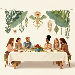 last supper gender reveal party paleolithic art