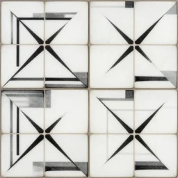4 k large tiled retrofuturism brutalist floor white black seamless texture, material, flat, pbr, hi - res