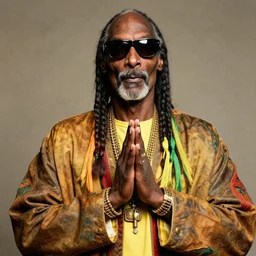 snoop dogg as a rasta shaman elder