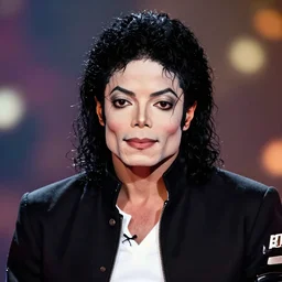 A portrait of Michael Jackson, highly detailed, trending on artstation, bokeh, 90mm, f/1.4