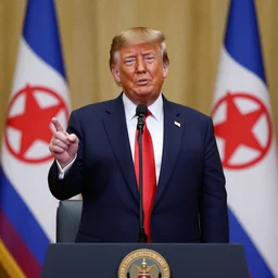 trump as chairman in north korea