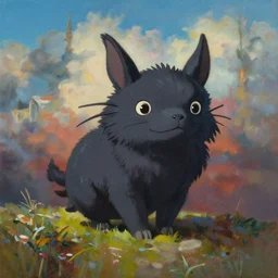 howls moving castle, oil painting