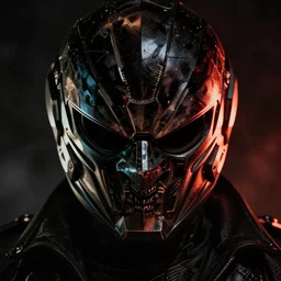 Ghost Rider staring into your soul, dramatic lighting, highly stylized, headshot photo, high quality wallpaper, desktopography
