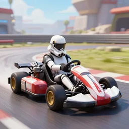 star wars kart, race