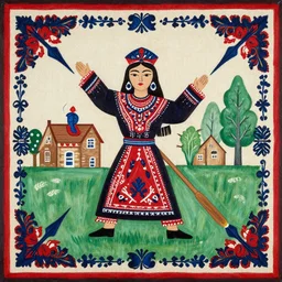 hyperborean folk painting