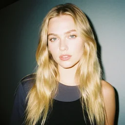 realistic photoshooting for a new ssense lookbook, color film photography, photo of a beautiful blonde woman, photo in style of tyler mitchell, 3 5 mm, y 2 k