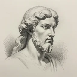 perseus pencil sketch