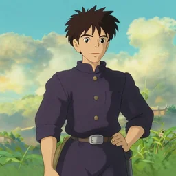 molech by j. c. leyendecker in the style of studio ghibli clean cel shaded vfx art