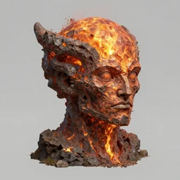 voxel reality mind of the inferno monolith, concept art by ross tran, trending on artstation