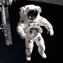 an astronaut working for Nasa in the International Space Station