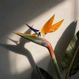 a beautiful bird of paradise by roger dean