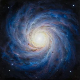 cosmic artwork, the cosmos, an abstract painting by michaelangelo