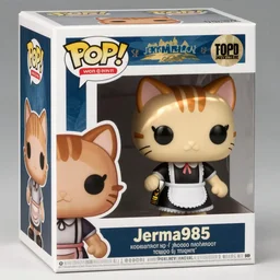 catboy maid jerma985 funko pop still sealed in box, ebay listing