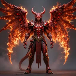 fantasy character portrait, reptilian ruby male warlock with burning angel wings, ultra realistic, wide angle, intricate details, aurora artifacts, sharp focus, highly detailed by peter mohrbacher, hajime sorayama, wayne barlowe, boris vallejo, aaron horkey, gaston bussiere, craig mullins